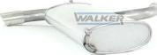 Walker 23278 - Tłumik układu wydechowego tył