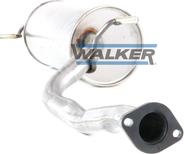 Walker 22956 - Tłumik układu wydechowego