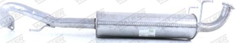 Walker 22921 - Tłumik układu wydechowego środkowy