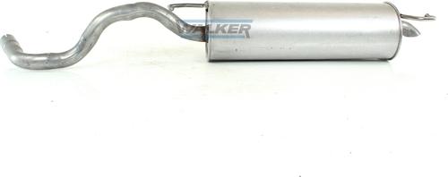 Walker 22053 - Tłumik układu wydechowego tył