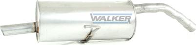 Walker 22121 - Tłumik układu wydechowego