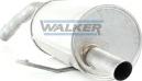 Walker 22121 - Tłumik układu wydechowego