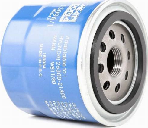 Maxgear 26-0272 - FILTR OLEJU HYUNDAI I30-KIA CEED 1.4-1.6B-SPORTAGE-IX35 2.0B-HONDA CIVIC MA-MB 1.6B-MAZDA 3-6