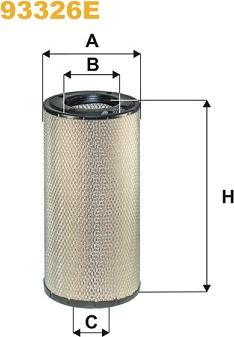 WIX Filters 93326E — Filtr powietrza