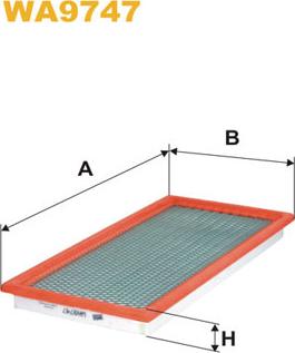 WIX Filters WA9747 — Filtr powietrza