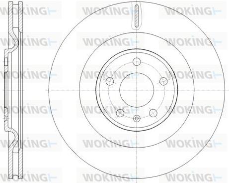 ATE 24.0128-0296.1 - TARCZA HAM. AUDI T. Q7 3.0-4.0 TDI 15-