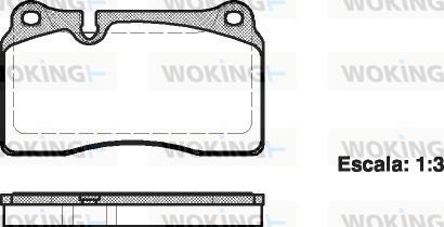 QUARO QP7780 - KLOCKI HAM. VW P. TOUAREG 2.5-60 02- BREMBO