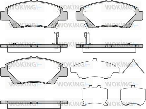 ATE 13.0460-5620.2 - KLOCKI HAM. HONDA P. INSIGHT 09--JAZZ-CITY 08--CR-Z 10-