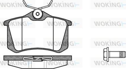 Delphi LP2254 - Klocek hamulcowy kpl.