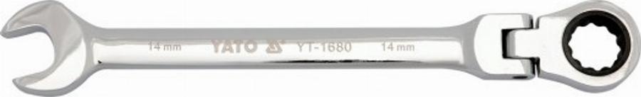 YATO YT-1684 - KLUCZ PŁASKO-OCZKOWY 18 MM Z GRZECHOTKĄ I PRZEGUBEM