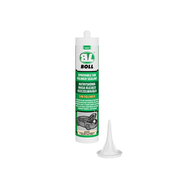 BOLL 0070109 - MASA KLEJĄCO-USZCZELNIAJĄCA NATRYSKOWA SIM POLIMER 290ML BEŻOWA - BOLL