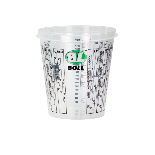 BOLL 0070234 - POJEMNIK PLASTIKOWY Z PODZIAŁKĄ - POJEMNOŚĆ 2.24L SKALA PODZIAŁKI DO 1.9 L - BOLL