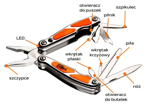 TOPEX 01-027 - MULTITOOL 10W1 NEO Z LED