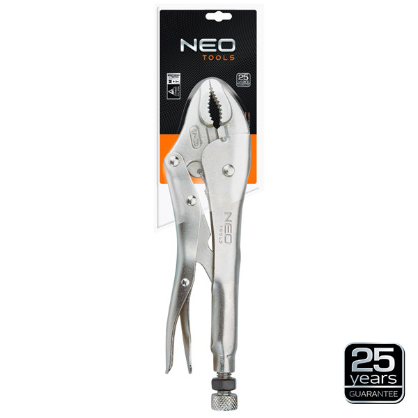NEO TOOLS 01-216 - SZCZYPCE ZACISKOWE UNIWERSALNE 250 MM. OKRĄGŁE SZCZĘKI