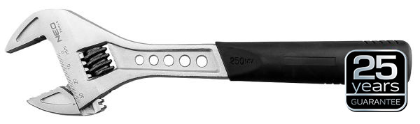 NEO TOOLS 03-012 - KLUCZ NASTAWNY 250 MM. ZAKRES 0-33 MM