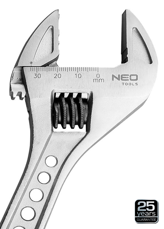 NEO TOOLS 03-012 - KLUCZ NASTAWNY 250 MM. ZAKRES 0-33 MM