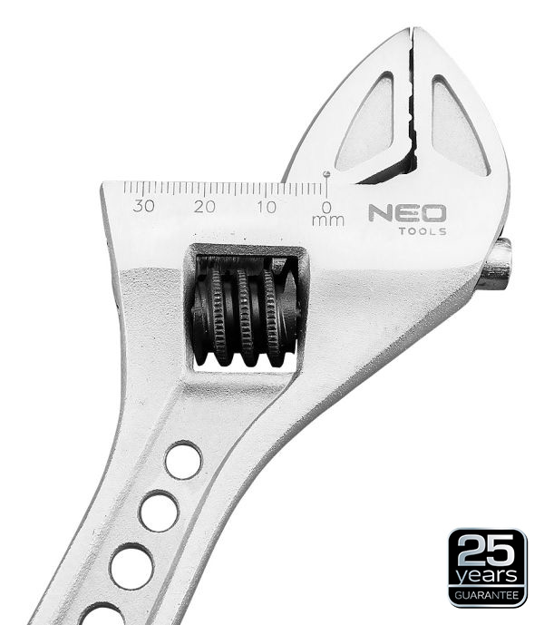 NEO TOOLS 03-012 - KLUCZ NASTAWNY 250 MM. ZAKRES 0-33 MM