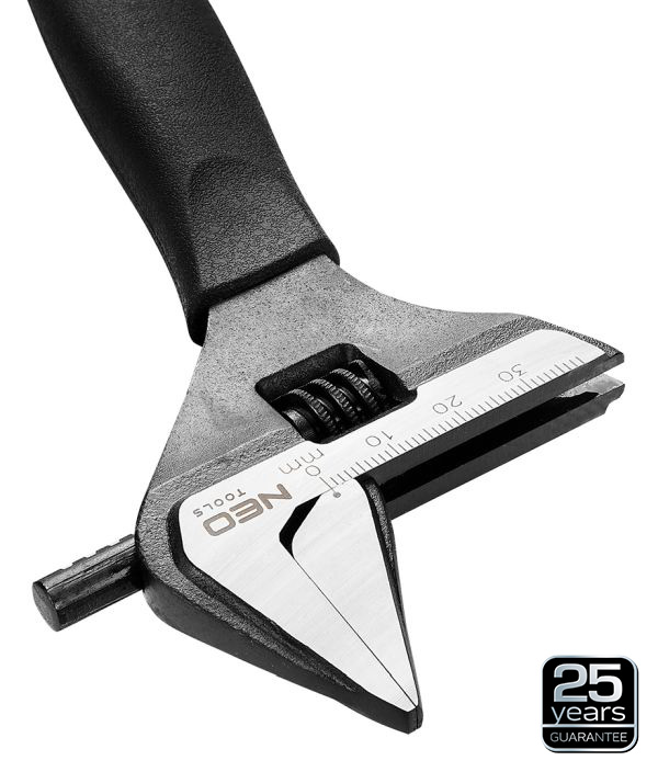 NEO TOOLS 03014 - KLUCZ NASTAWNY 200 MM. ZAKRES 0-39 MM