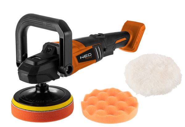 NEO TOOLS 04-602 - POLERKA AKUMULATOROWA BEZSZCZOTKOWA ENERGY 18V. LI-LON. M14 150 MM. 800-2300 MIN-1. BEZ AKUMULATORA