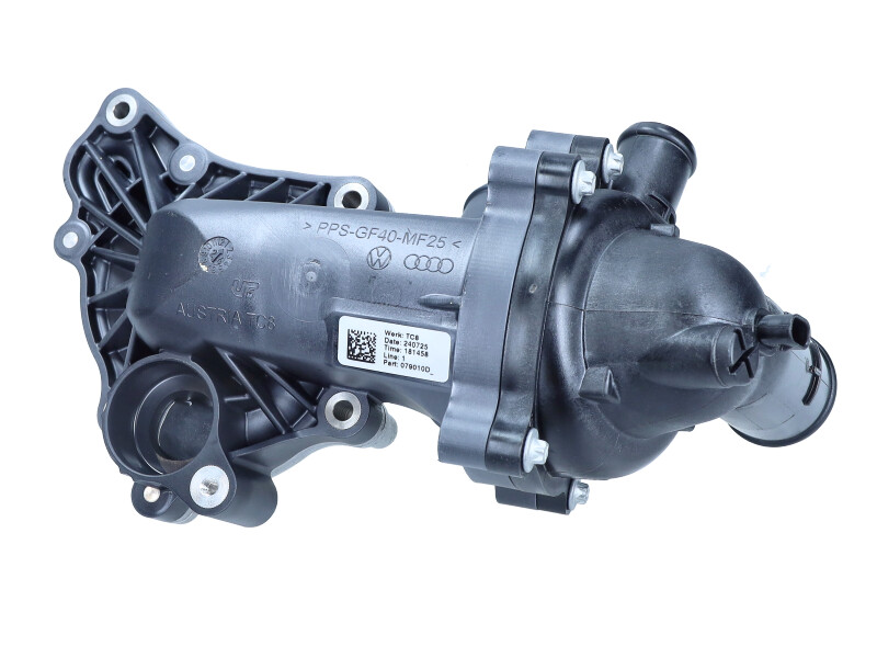 VAG 079 121 010D - POMPA WODY AUDI A6 4.2-5.2 05-11 KPL. Z OBUDOWĄ I TERMOSTATEM