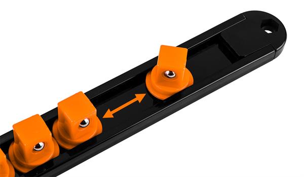 NEO TOOLS 08-002 - UCHWYTY NA NASADKI 1-4. 3-8. 1-2 - ZESTAW 6 SZT.