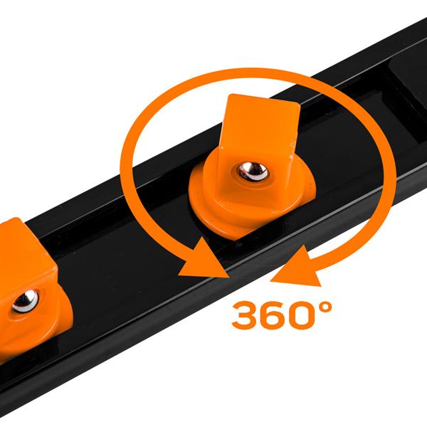 NEO TOOLS 08-002 - UCHWYTY NA NASADKI 1-4. 3-8. 1-2 - ZESTAW 6 SZT.