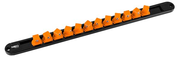 NEO TOOLS 08-002 - UCHWYTY NA NASADKI 1-4. 3-8. 1-2 - ZESTAW 6 SZT.