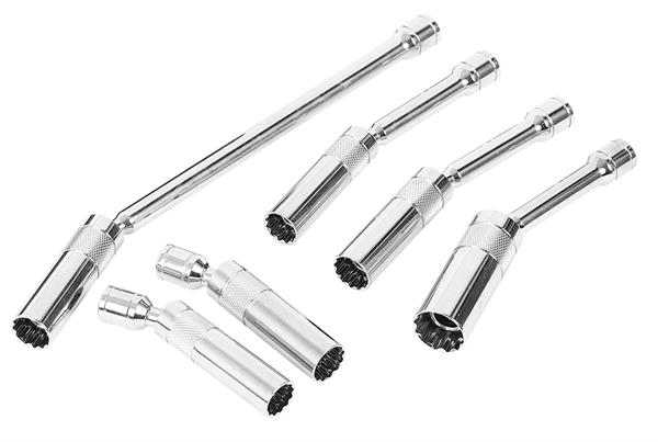 NEO TOOLS 08-095 - ZESTAW NASADEK NA PRZEGUBACH. DO ŚWIEC ZAPŁONOWYCH 6 SZT.