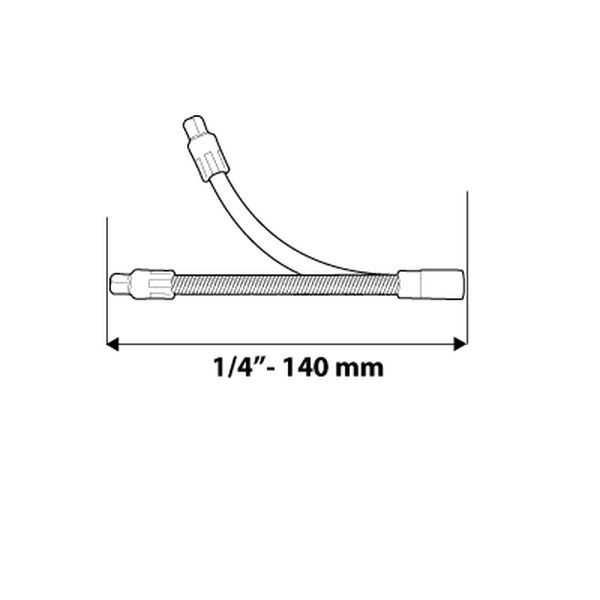 NEO TOOLS 08-557 - PRZEDŁUŻKA ELASTYCZNA 1-4. 140 MM