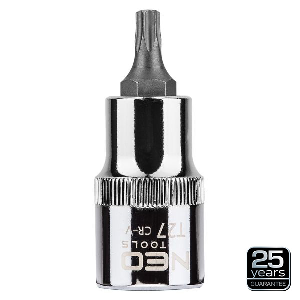 NEO TOOLS 08-752 - KOŃCÓWKA TORX NA NASADCE 1-2. T27 X 55 MM