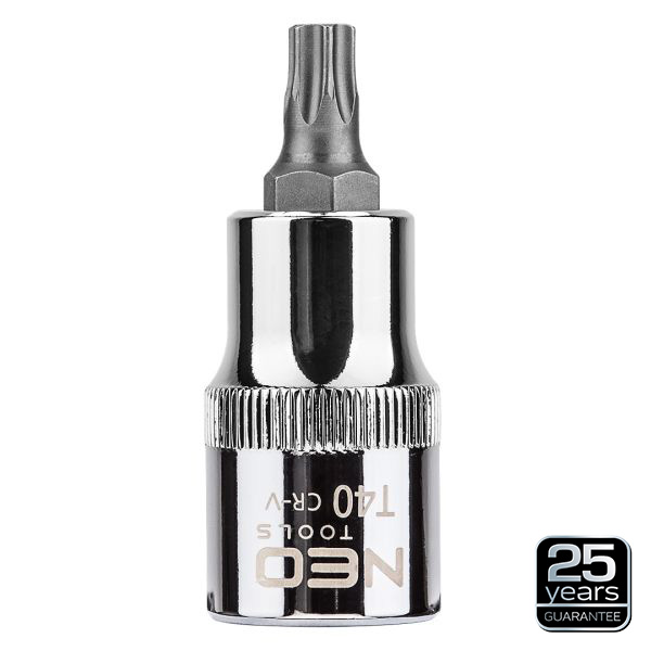 NEO TOOLS 08-754 - KOŃCÓWKA TORX NA NASADCE 1-2. T40 X 55 MM