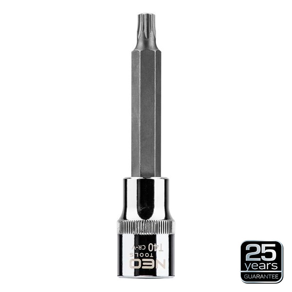 NEO TOOLS 08-764 - KOŃCÓWKA TORX NA NASADCE 1-2. T40 X 100 MM