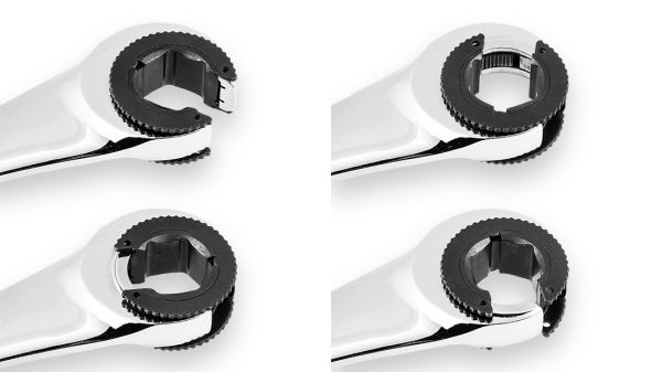 NEO TOOLS 09-259 - KLUCZ PŁASKO-OCZKOWY. ROZCIĘTY Z GRZECHOTKĄ. 12 MM