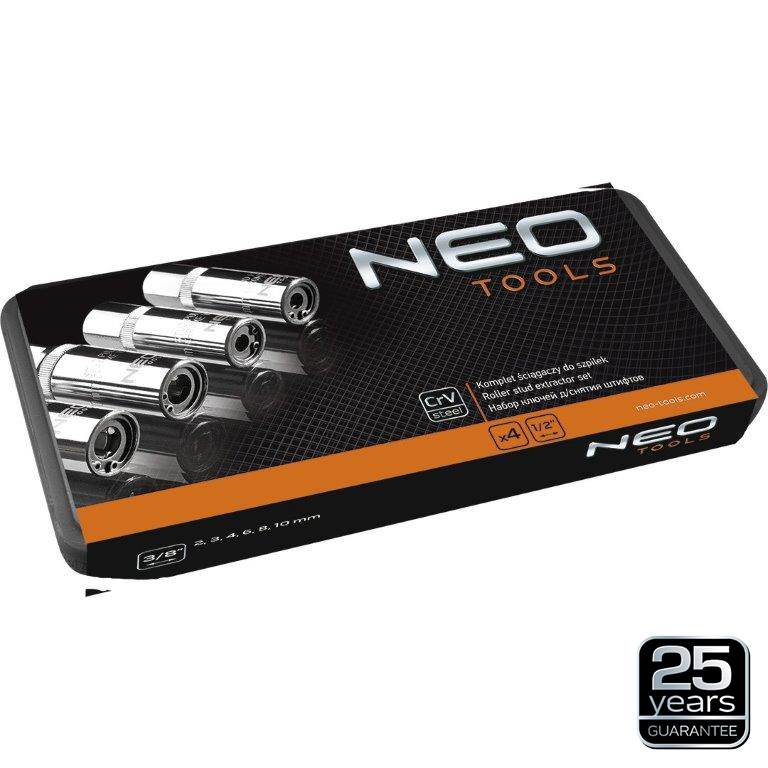 NEO TOOLS 09-608 - ŚCIĄGACZE DO SZPILEK. ZESTAW 4 SZT.