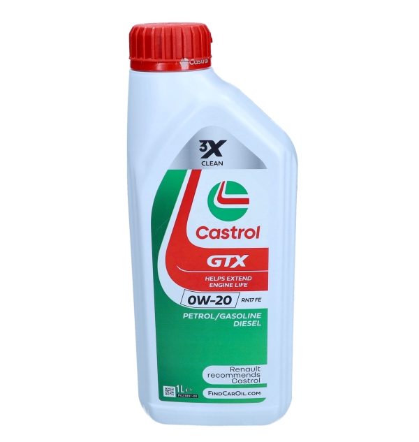 CASTROL 160A0E - OLEJ CASTROL 0W20 1L GTX RN17 FE - C5