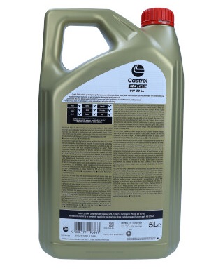 CASTROL 15FEFC - OLEJ CASTROL 0W30 5L EDGE LL - C3 - LL04 - 229.31 229.51 - 504.00 507.00 - 229.52 - C30