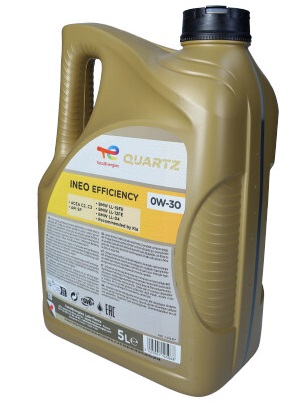 TOTAL Energies 2228694 - OLEJ TOTAL QUARTZ 0W30 5L INEO EFFICIENCY - C2-C3 - SP - LL19 FE - LL-12 FE - LL04 - KIA