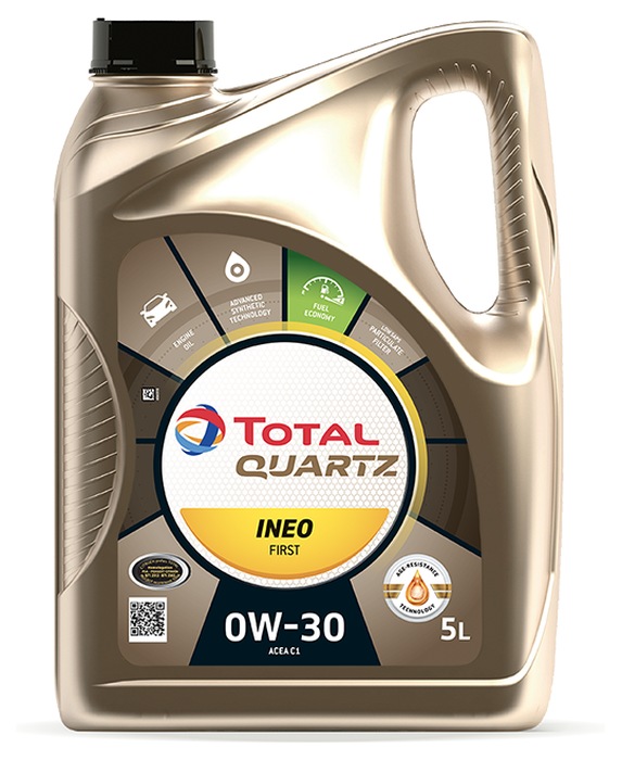 TOTAL Energies 2220360 - OLEJ TOTAL QUARTZ 0W30 5L INEO FIRST - C2 - SN - B71 2312 - STJLR.03.5007 - 9.55535-GS1-DS1