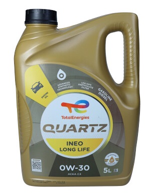 TOTAL Energies 2214225 - OLEJ TOTAL QUARTZ 0W30 5L LONG LIFE - C3 - 504.00 507.00 - C30 - LL04