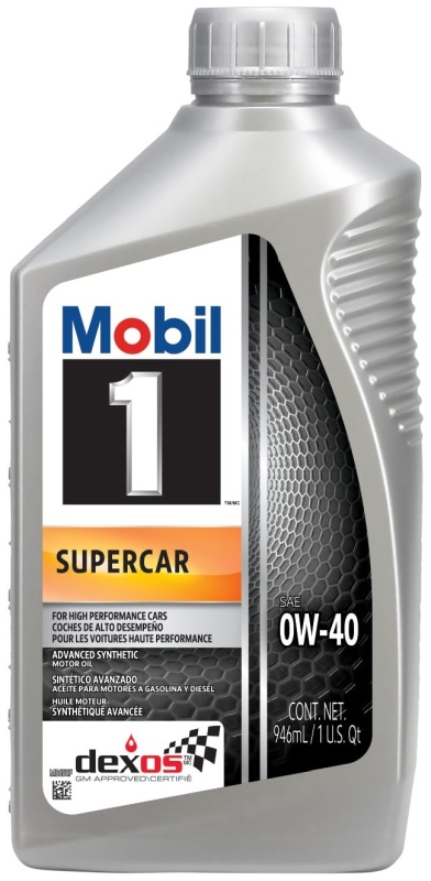 Mobil 126870 - OLEJ MOBIL 0W40 946ML SUPERCAR - DEXOS R