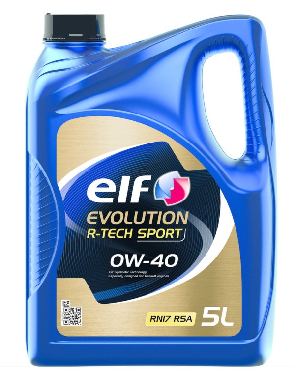 ELF 2217624 - OLEJ ELF 0W40 5L EVOLUTION R-TECH SPORT - C3 - RN17 RSA - RN0700-0710 - SILNIKI RS