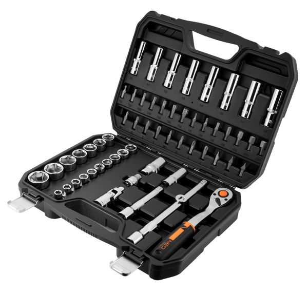 TOPEX 10-042 - ZESTAW NARZEDZIOWY 1-2 56 ELEMENTÓW CRV NEO TOOLS