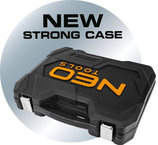NEO TOOLS 10-076 - ZESTAW NARZĘDZIOWY 1-4. 3-8. 1-2. 219 EL.