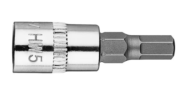 NEO TOOLS 10-312 - KOŃCÓWKA SZEŚCIOKĄTNA H5 NA NASADCE 1-4. KRÓTKA. 37 MM
