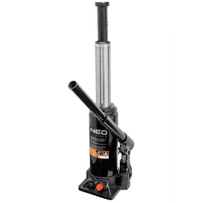 NEO TOOLS 10-451 - PODNOŚNIK HYDRAULICZNY SŁUPKOWY BUTELKOWY 3T 195-370MM NEO