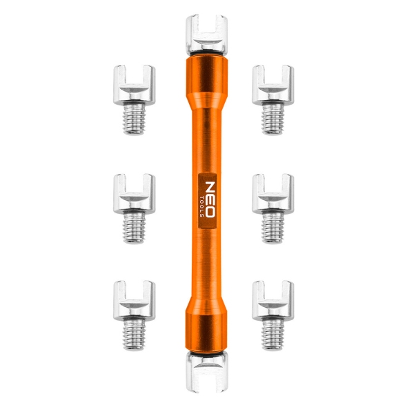 NEO TOOLS 10-508 - ZESTAW KLUCZY DO SZPRYCH MOTOCYKLOWYCH 9 SZT.