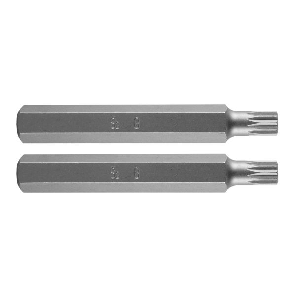 NEO TOOLS 10-906 - KOŃCÓWKA SPLINE M8 X 75 MM. S2 X 2 SZT.