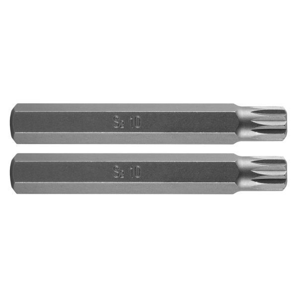 NEO TOOLS 10-908 - KOŃCÓWKA SPLINE M10 X 75 MM. S2 X 2 SZT.