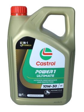 CASTROL 15FFEA - OLEJ CASTROL 10W30 POWER1 ULTIMATE 4T 4L - MOTOCYKLE