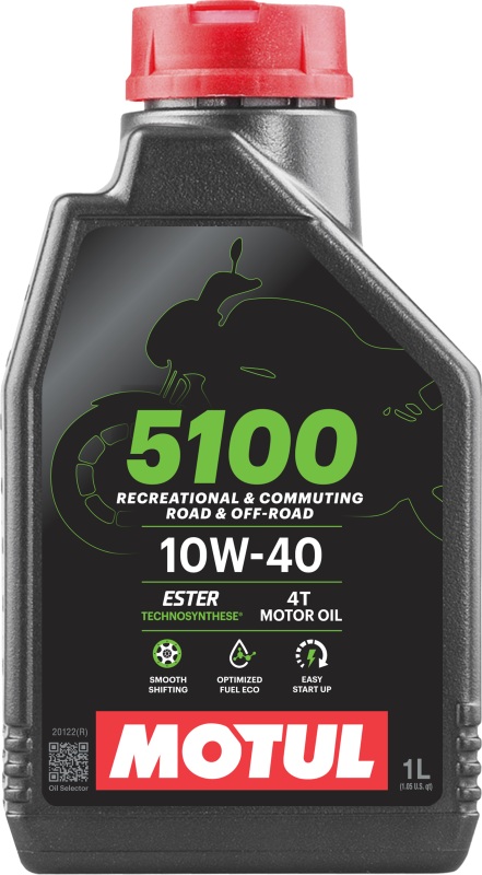 Motul 104066 - OLEJ MOTUL 10W40 1L 5100 4T - MOTOCYKLE